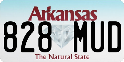 AR license plate 828MUD