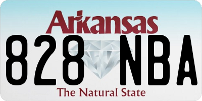 AR license plate 828NBA