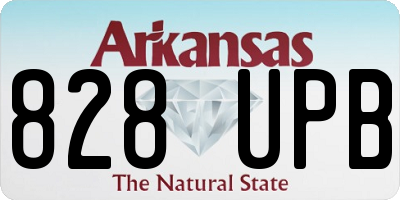 AR license plate 828UPB