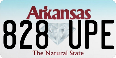 AR license plate 828UPE