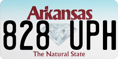 AR license plate 828UPH