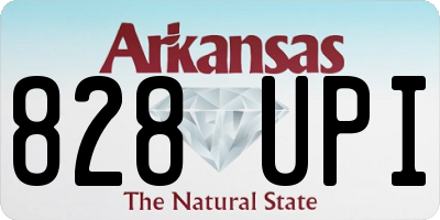 AR license plate 828UPI