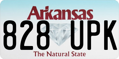AR license plate 828UPK