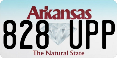AR license plate 828UPP