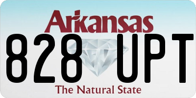 AR license plate 828UPT