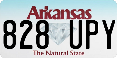 AR license plate 828UPY