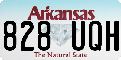 AR license plate 828UQH