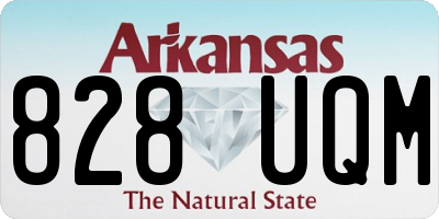 AR license plate 828UQM