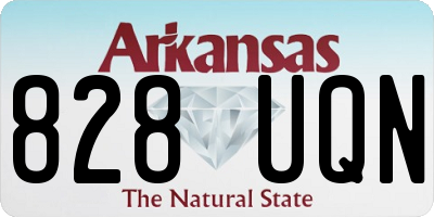 AR license plate 828UQN