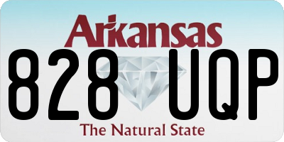 AR license plate 828UQP