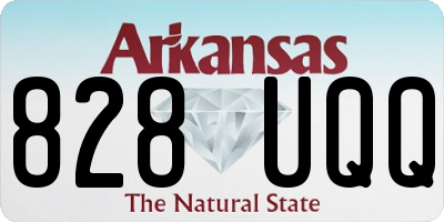 AR license plate 828UQQ
