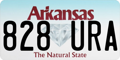 AR license plate 828URA