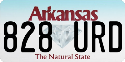 AR license plate 828URD