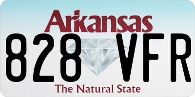 AR license plate 828VFR