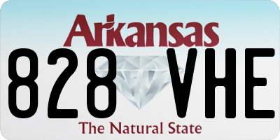 AR license plate 828VHE
