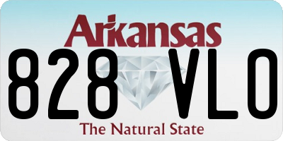 AR license plate 828VLO