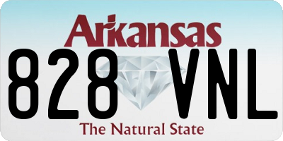 AR license plate 828VNL