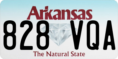AR license plate 828VQA