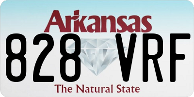 AR license plate 828VRF