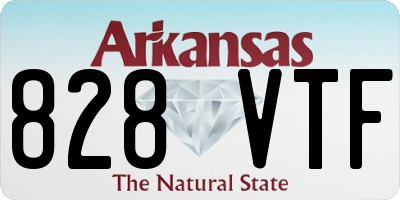 AR license plate 828VTF