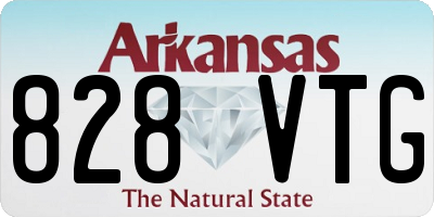 AR license plate 828VTG