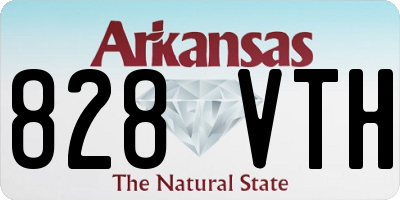AR license plate 828VTH