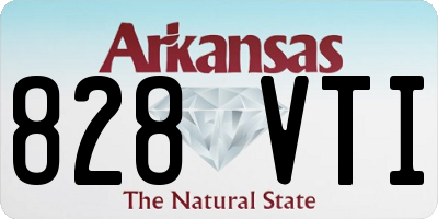 AR license plate 828VTI