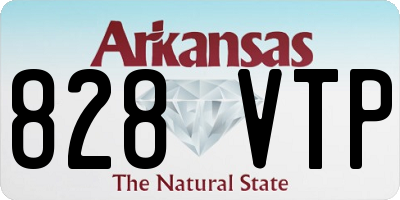 AR license plate 828VTP