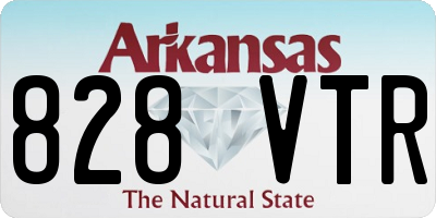 AR license plate 828VTR