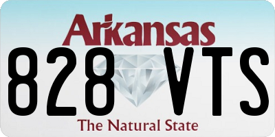 AR license plate 828VTS
