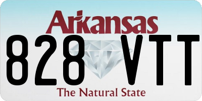 AR license plate 828VTT