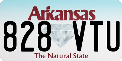 AR license plate 828VTU