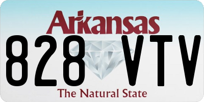 AR license plate 828VTV