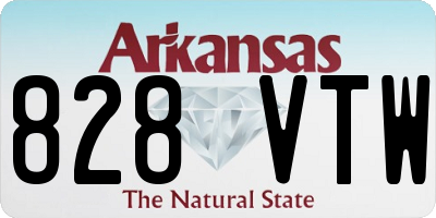 AR license plate 828VTW