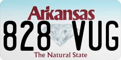 AR license plate 828VUG
