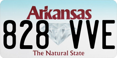 AR license plate 828VVE