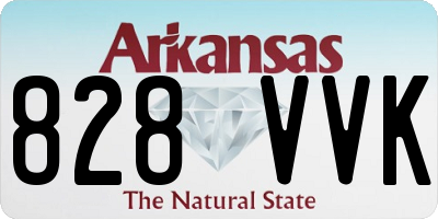 AR license plate 828VVK