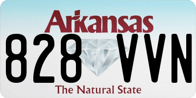 AR license plate 828VVN