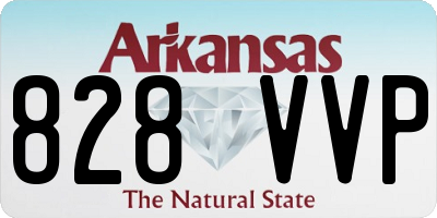 AR license plate 828VVP