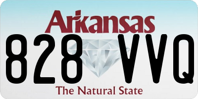 AR license plate 828VVQ
