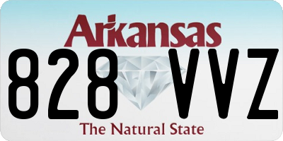 AR license plate 828VVZ