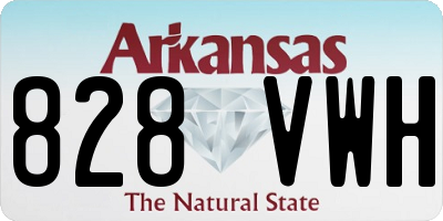 AR license plate 828VWH