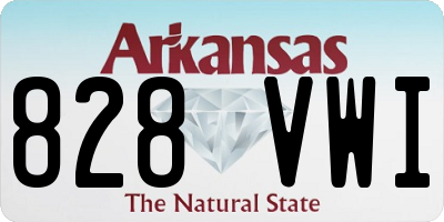AR license plate 828VWI