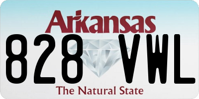 AR license plate 828VWL
