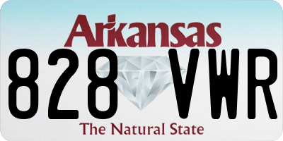 AR license plate 828VWR