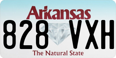 AR license plate 828VXH