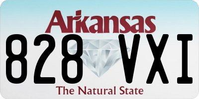 AR license plate 828VXI