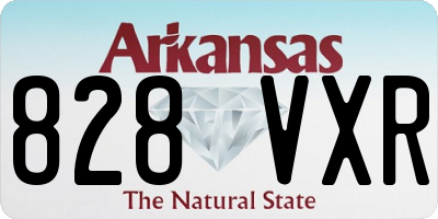 AR license plate 828VXR