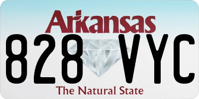 AR license plate 828VYC