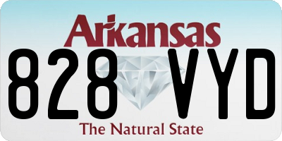 AR license plate 828VYD